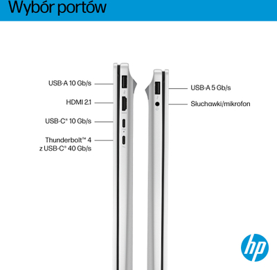 Laptop HP OmniBook 7 AI 16-ay0221nw, 16\", 2K, 16GB RAM, 1TB SSD, ngjyrë argjendtë