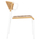 Karrige Suki 54x62x80Hcm (HM6053.01), bardhë