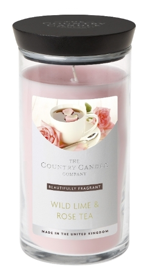 Qiri Country Candle Wild Lime & Rose Tea  630 g