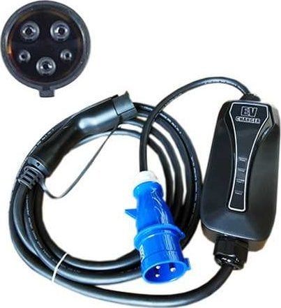 Karikues portativ për makina elektrike Type 1 CEE, 7.2kW, 5m, njëfazësh
