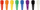 Set kunjash MASTERKIDZ Colorful Pegs, 512 copë, 8 ngjyra, shumëngjyrësh