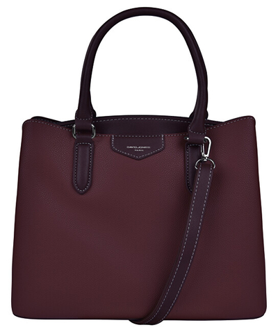 Çantë dore David Jones CM5347, bordo, polyuretan
