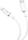 Kabllo karikimi Denmen D65, USB C në Lightning, 2m, 20W, e bardhë