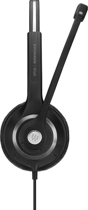 Kufje profesionale EPOS Sennheiser, njëanëshe, me mikrofon boom, të zeza