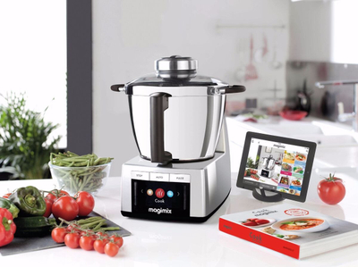 Robot kuzhine Magimix Cook Expert 18900, multifunksional, me gatim, krom satinë