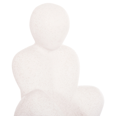 Dekor tavoline Homo 2 13,8x12,5x21Hcm (HM4595), bardhë