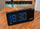 Radio orë TZS First Austria 2419 BU me projektor 180°, ekran LED me shifra të mëdhaja, e zezë