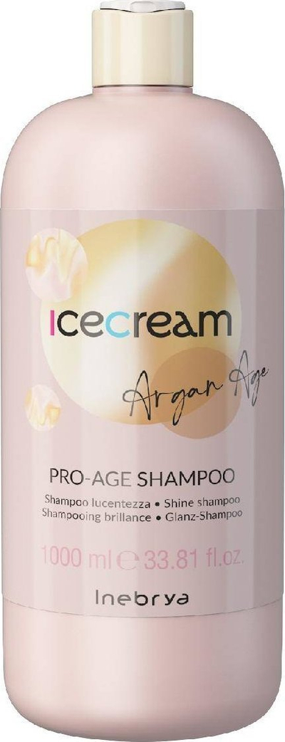 Shampo për flokë Inebrya Argan Age, me vaj argani, 1000ml