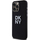 Mbulesë telefoni DKNY Liquid Silicone Metal Logo për iPhone 15 Pro Max 6.7", silikon, e zezë