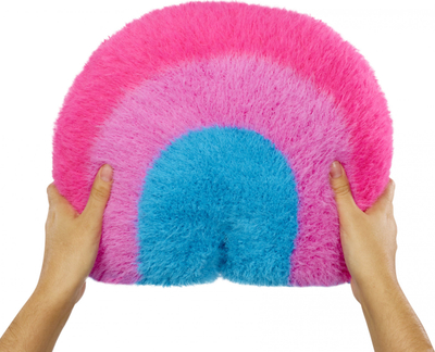 Lodër pelushi Just Play Fluffie Stuffiez e madhe Rainbow, shumëngjyrëshe