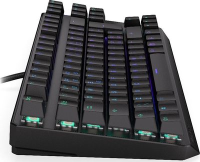 Tastierë Endorfy Thock TKL Wireless, mekanike Kailh Red Box, RGB, e zezë