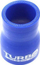 Reduktim i drejtë silikoni TurboWorks, 51mm në 76mm, blu