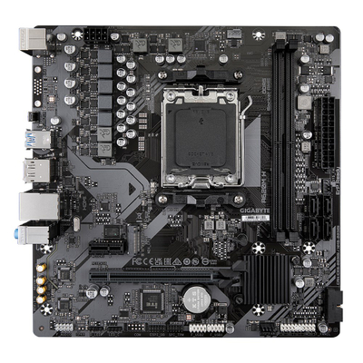 Pllakë amë GIGABYTE A620M H, AMD Ryzen 8000 CPUs, 5+2+2 Digital VRM, 7200MHz DDR5 (OC), 1xPCIe 4.0 M.2, GbE LAN, USB 3.2 Gen 1