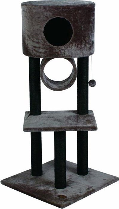 Гребалка за мачки Hoppy Cat Scratcher, 54x54x114cm, шарена