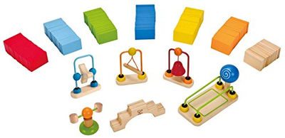 Lodër domino druri Hape Dynamo Dominoes, 107 copa, për mësim, shumëngjyrëshe