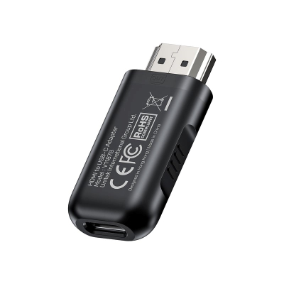 Adapter HDMI në USB C Unitek, 4K 60Hz, HDR HDCP, gri