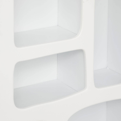 Raft muri Atmosphera Rivi White, 45x65cm, MDF, i bardhë