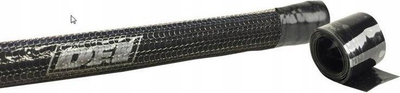 Mbështjellës silikoni Design Engineering Exo Sleeve, 1" x 36", i zi