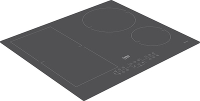 Pianurë me induksion Beko HII64200FMTZG, 60cm, 4 vatra, e zezë