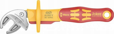 Çelës i rregullt Wera 6004 Joker VDE, i izolum, 120mm, i kuq