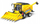 Lodër kombajnë Bburago New Holland TC5.90, die-cast 18cm, e verdhë