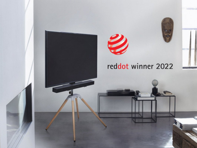 Qëndrim dyshemeje për TV One For All Quadpod WM7476, 32-70", rrotullim 360°, argjendtë