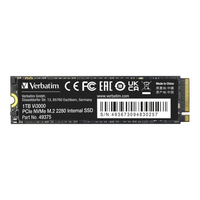 SSD M.2 Verbatim Vi3000, 1TB, PCIe NVMe