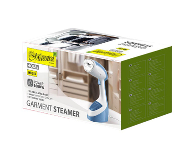 Steamer rrobash Maestro MR-356-BLUE, 1600W, 0.3L, blu