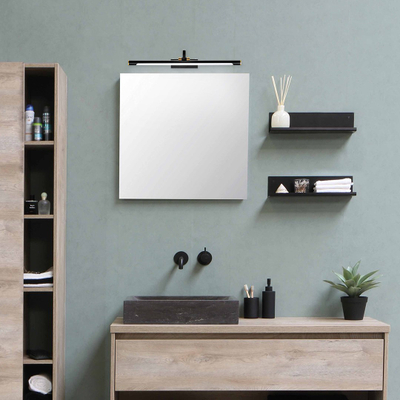 Llambë murale dekorative Activejet AJE-FADO, LED 12W, IP44, e bardhë ari e zezë