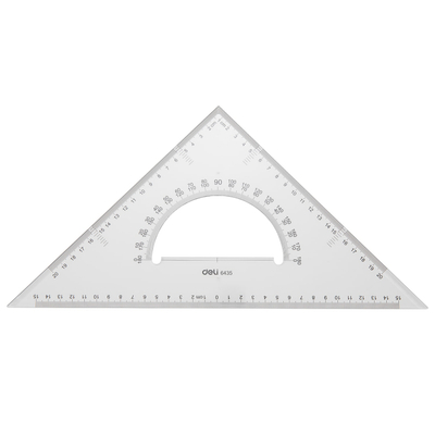 Trekëndësh këndmatës DELI 33cm 6435 1/24