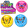 Top lodre Flash Elastic Ball Butterfly, 9 cm, me drita LED, ngjyra te perziera