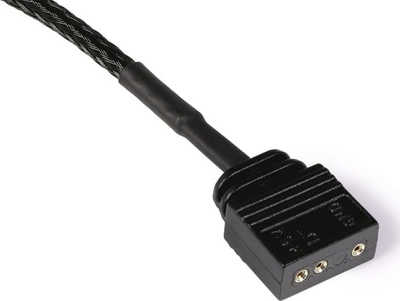 Kabllo ndarëse Alphacool Y-Splitter ARGB, 3-Pin në 3x 3-Pin, 15cm, e zezë