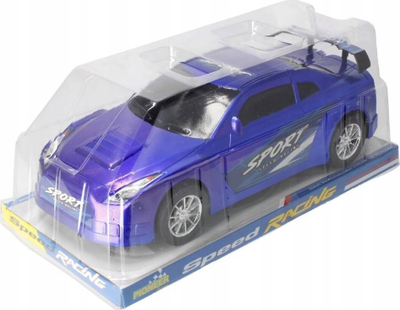 Makine lodër garash Mega Creative 523012, mekanizem pull back, plastike, blu