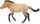 Figurinë kafshe Collecta Przewalski Stallion 88602, lodër edukative, ngjyrë kafe