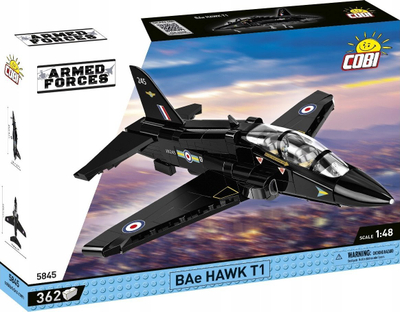Lodra blloqe Cobi Armed Forces BAe Hawk T1, 362 pjesë, model avion