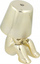 Lampë tavoline OEM GOLD MAN Art Deco, LED me 3 drita, karikim USB, e artë