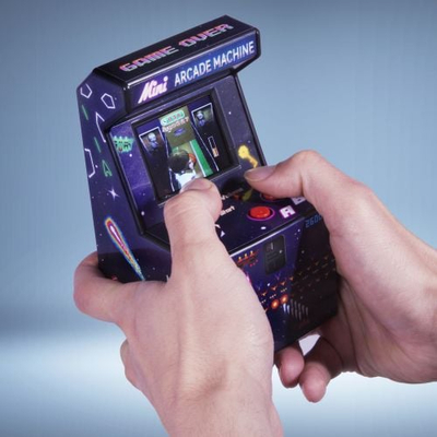 Konzolë retro Orb Gaming Retro Mini Arcade Machine, 240 lojëra, ekran 2.5", vjollcë