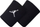 Bandë kyçi Nike Jordan Jumpman JKN01-010, 10.5cm, set 2 copë, e zezë