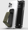 Mbajtëse unazë për telefon Diesel Finger Ring Grip and Stand FW20, universale, metalike, argjend
