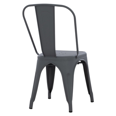 Karrige metalike Melita 43×50×82 cm (HM8641.10), gri
