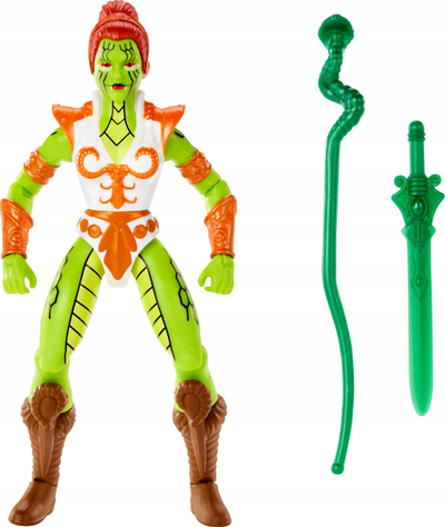 Фигурина Mattel Origins Snake Armor Teela, Rise of Snake Men, артикулирана, со додатоци