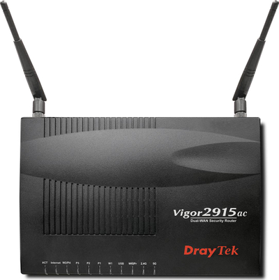 Рутер DrayTek Vigor 2915ac, Dual WAN, WiFi AC, црн