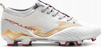 Фудбалски копачки Joma Propulsion Cup 2402 PCUS2402FG, за природна трева, бели со златна боја