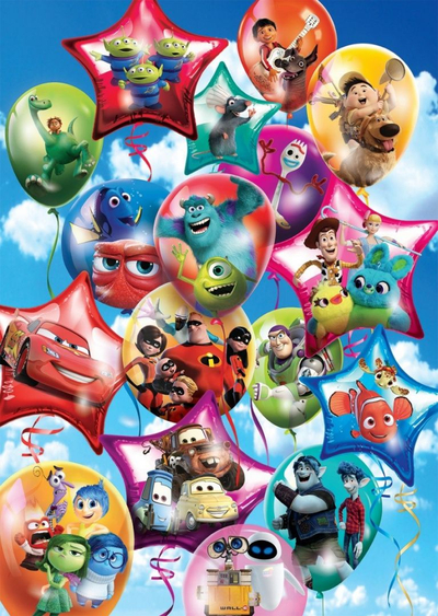 Puzzle dyshemeje Clementoni 24 Maxi Floor Pixar Party, 62 x 42 cm, shumëngjyrësh