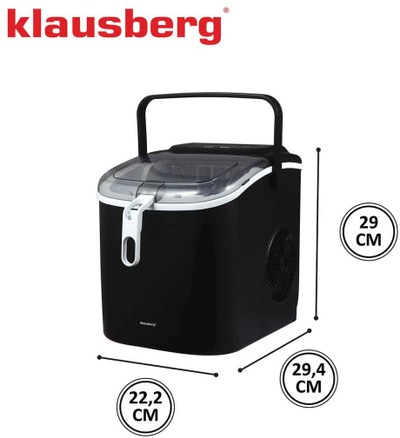 Aparat automatik për akull Klausberg KB-7882, 1.2L, 100W, gri