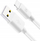 Kabllo USB A në Lightning 3MK Hyper Cable, 1.2m, 12W, e bardhë