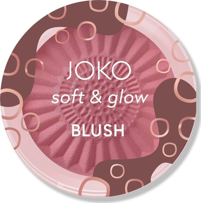 Blush për fytyrë Joko Soft &amp; Glow, 8 g, rozë
