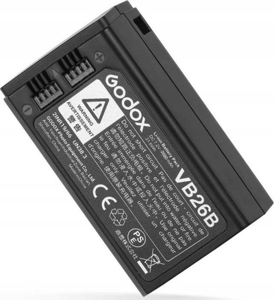Батерија блиц Godox VB26B, литиум-јонска, 2980 mAh, црна