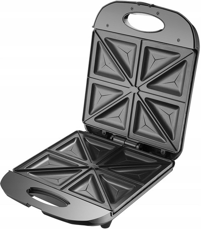 Toaster sanduiçesh Promis STP25 XXL, 4 sanduiçe, 2300W, i zi