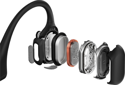 Kufje sportive Shokz OpenRun Pro, Bluetooth 5.1, me mikrofon, ngjyrë e zezë